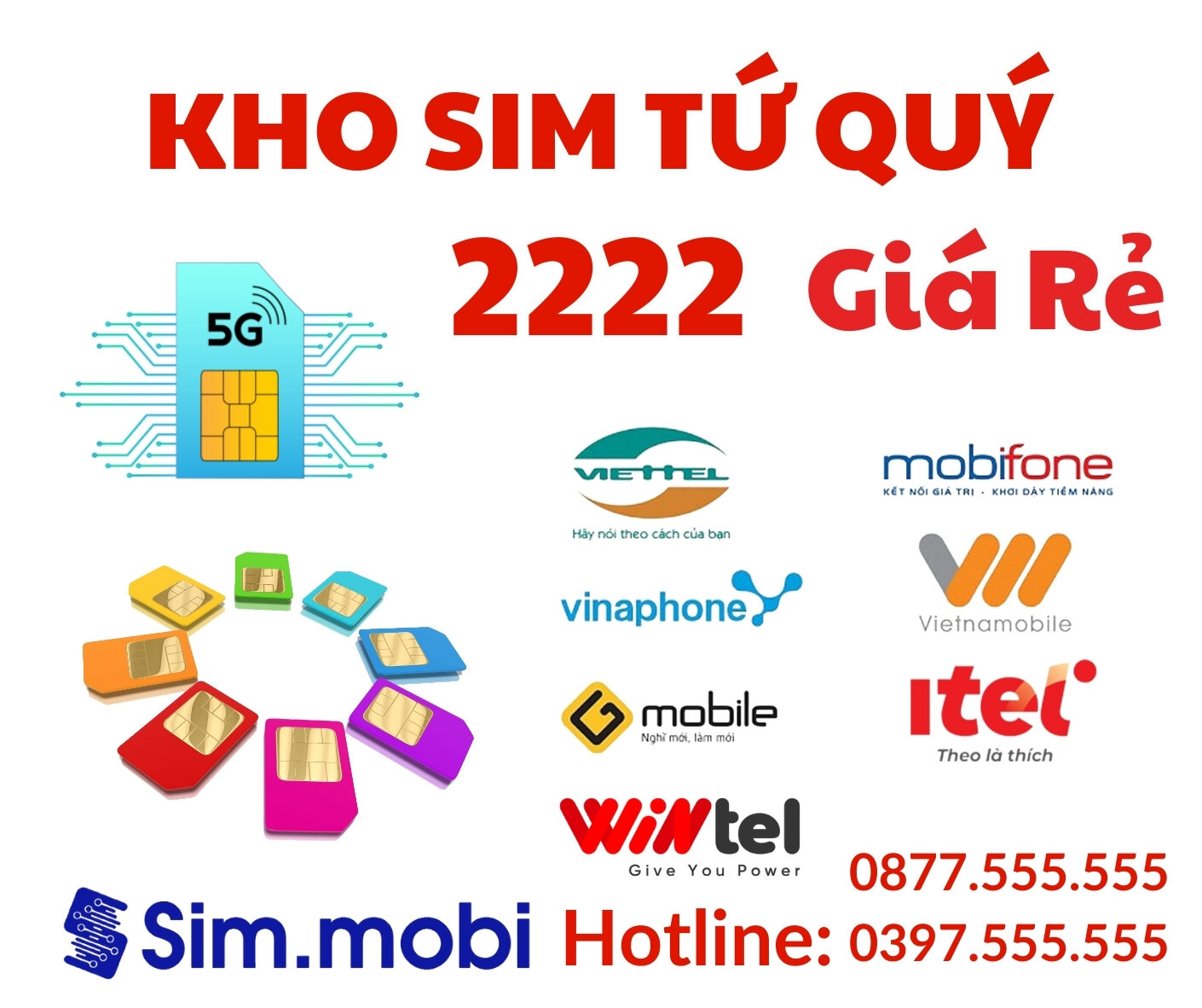 Sim Tứ Quý 2222 1 Kho Sim Tứ Quý 2222 Giá Rẻ - VuaSim.vn