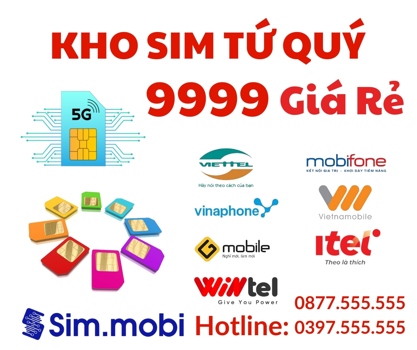 Sim Tứ Quý 9999 1 Kho Sim Tứ Quý 9999 Giá Rẻ - VuaSim.vn