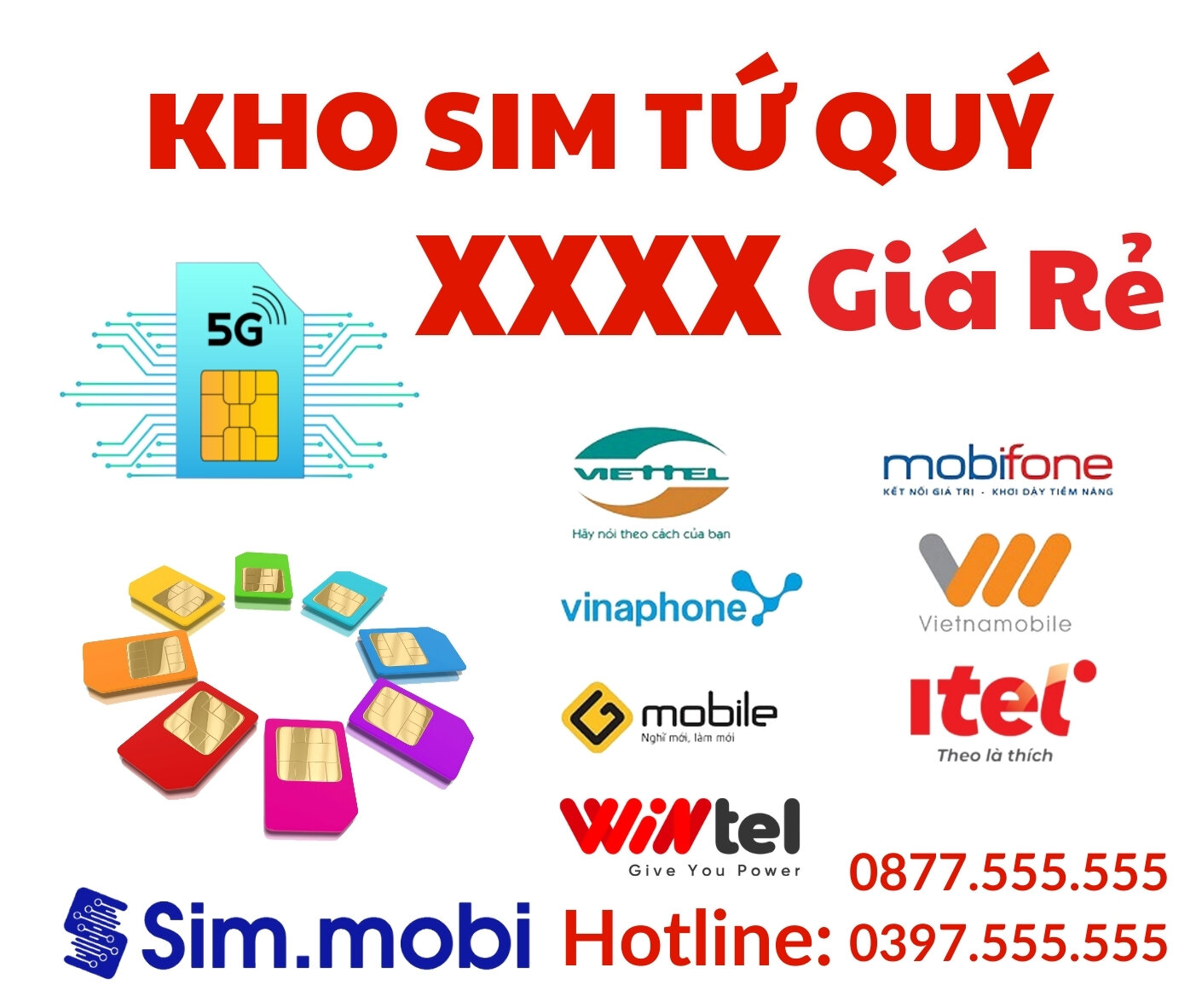 SIM Tứ Quý 1 Kho Sim Tứ Quý Giá Rẻ - VuaSim.vn