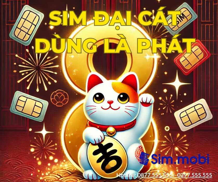 Sim Đại Cát 1 Kho sim đại cát giá rẻ