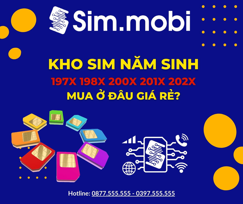 Sim Năm Sinh 1 Kho sim năm sinh giá rẻ