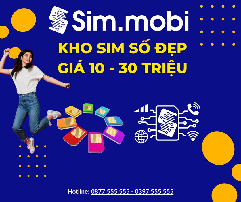 Sim Giá 10 - 30 Triệu 1 Kho sim số đẹp giá từ 10 đến 30 triệu