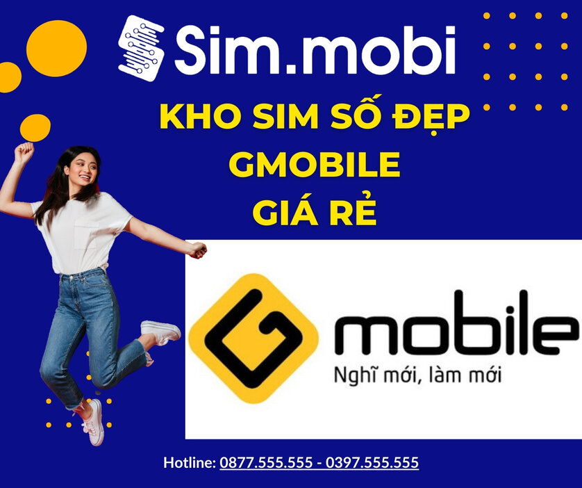 Sim Số Đẹp Gmobile 1 Kho sim số đẹp Gmobile giá rẻ