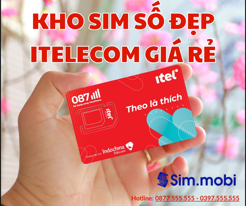 Sim Số Đẹp Itelecom 1 Kho sim số đẹp Itelecom giá rẻ
