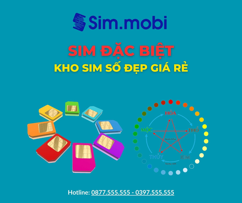 Sim đặc biệt 1 Kho sim đặc biệt số đẹp giá rẻ