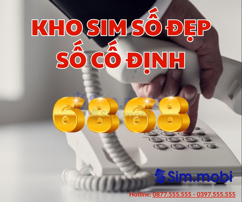 Sim Số Đẹp Cố Định 1 Kho sim số đẹp cố định giá rẻ