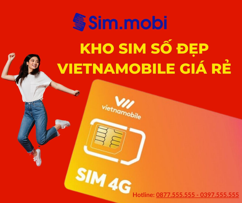 Sim Số Đẹp Vietnammobile 1 Kho sim số đẹp Vietnamobile giá rẻ