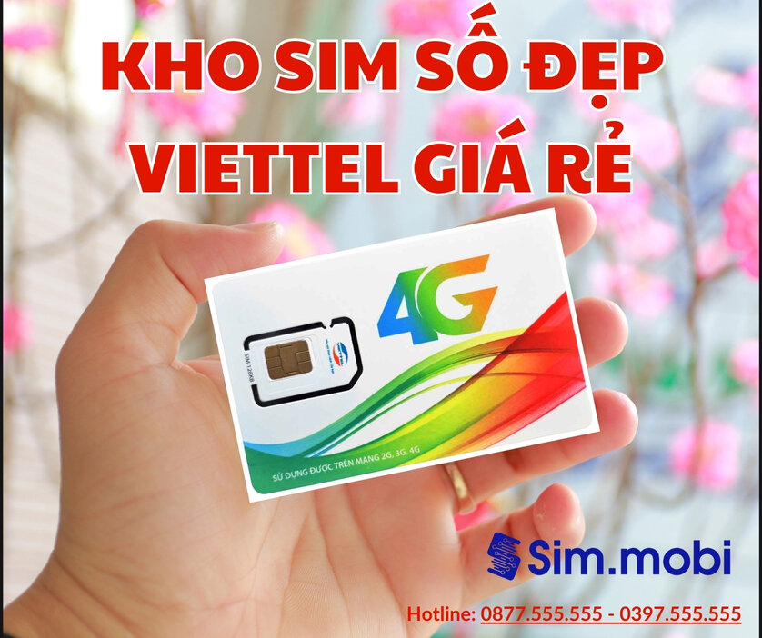 Sim Số Đẹp Viettel 1 Kho sim số đẹp Viettel giá rẻ
