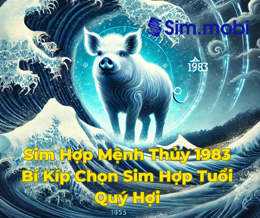 Sim Hợp Mệnh Thủy 1983 - Chọn Số Đẹp Hút Tài Lộc