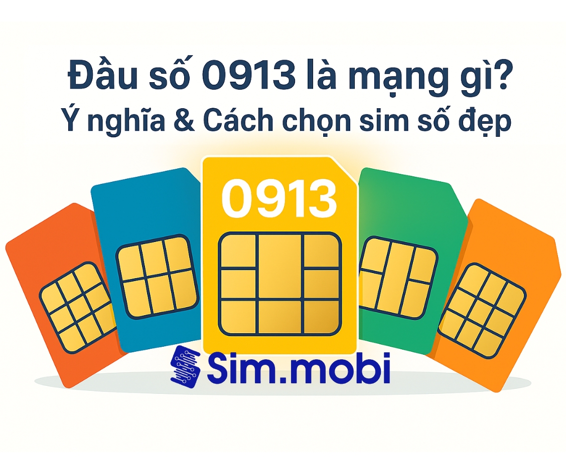 Đầu số 0913 là mạng gì? Giải mã ý nghĩa và bí quyết săn SIM số đẹp đầu 0913 1 Đầu số 0913 là mạng gì?