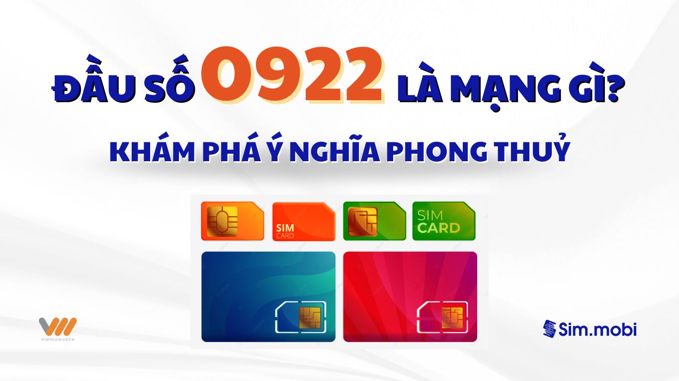 Đầu Số 0922 Là Mạng Gì? Khám Phá Ý Nghĩa Phong Thủy và Cách Chọn 1 Đầu số 0922 là mạng gì? Ý nghĩa phong thuỷ & các chọn sim số đẹp