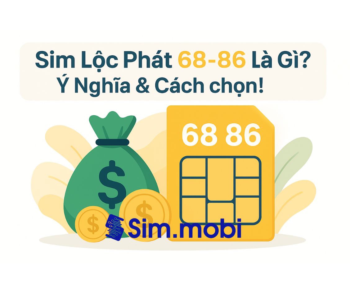 Sim Lộc Phát là gì? Giải mã ý nghĩa 68, 86 & Cách chọn sim may mắn 1 Sim Lộc Phát Là Gì? Ý Nghĩa & Cách Chọn
