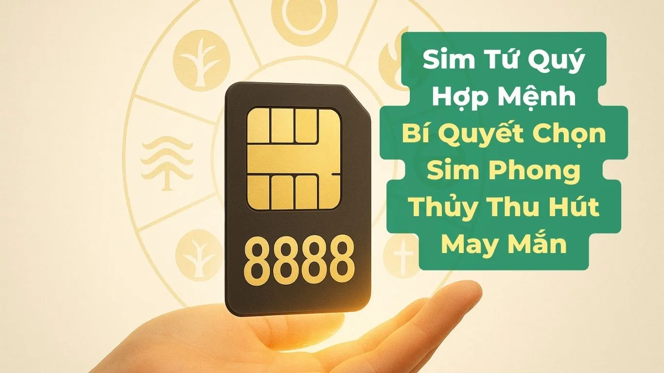 Bí quyết chọn sim tứ quý hợp mệnh
