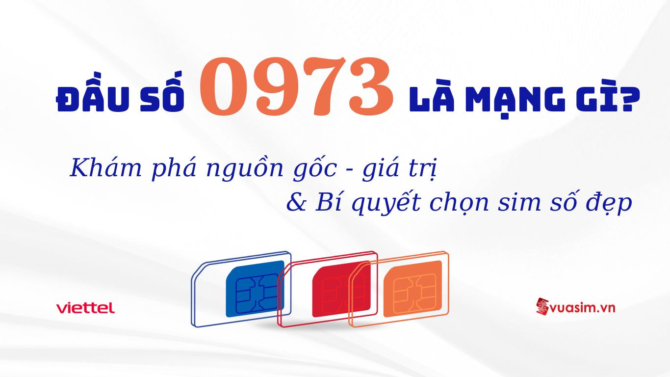 Đầu số 0973 Viettel - Ý nghĩa phong thuỷ & Cách chọn