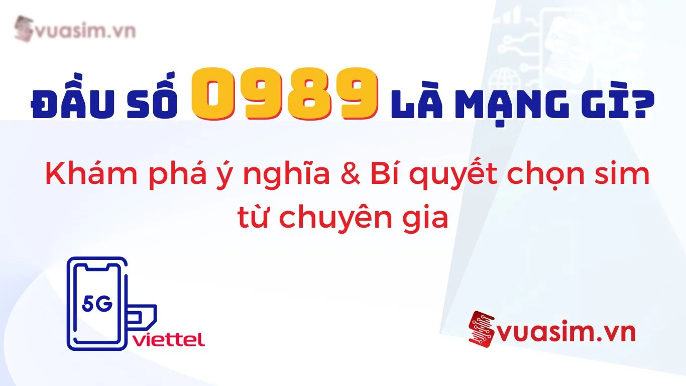 Đầu Số 0989 Viettel – Biểu Tượng Song Cửu Vĩnh Phát 1 Đầu số 0989 Viettel - Ý nghĩa phong thuỷ & Cách chọn