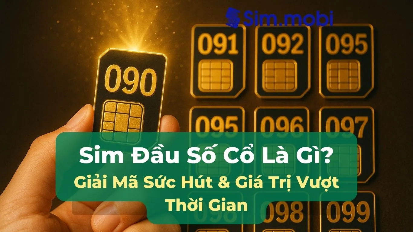 Sim Đầu Số Cổ Là Gì? Giải Mã Sức Hút & Giá Trị Vượt Thời Gian 1 Giải mã sim đầu số cổ