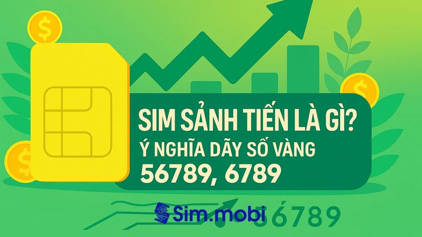 Sim Sảnh Tiến Là Gì? Ý Nghĩa Dãy Số Vàng 56789, 6789 & Cách Chọn Chuẩn 2025 1 Sim sảnh tiến là gì? Ý nghĩa ra sao?