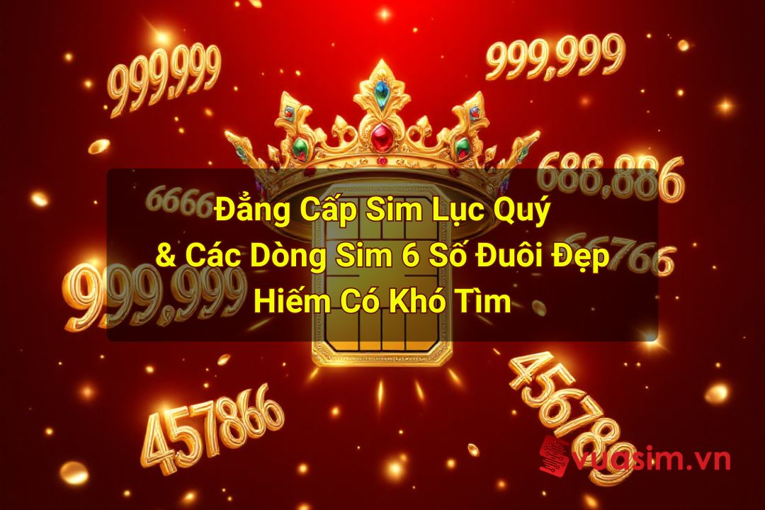 Đẳng Cấp Sim Lục Quý & Các Dòng Sim 6 Số Đuôi Đẹp Hiếm Có Khó Tìm 1 Đẳng Cấp Sim Lục Quý & Các Dòng Sim 6 Số Đuôi Đẹp Hiếm Có Khó Tìm