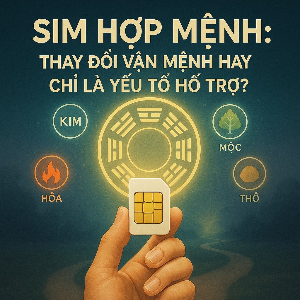 Sim Hợp Mệnh: Thay Đổi Vận Mệnh Hay Chỉ Là Yếu Tố Hỗ Trợ? 1 Sim Hợp Mệnh: Thay Đổi Vận Mệnh Hay Chỉ Là Yếu Tố Hỗ Trợ?